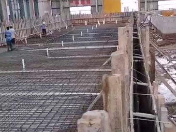 游泳池施工现场
