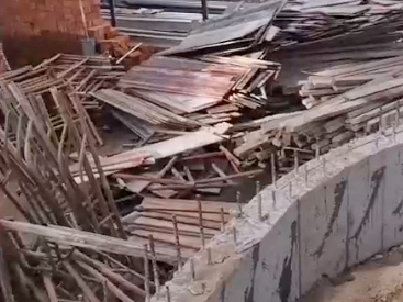 游泳池施工现场